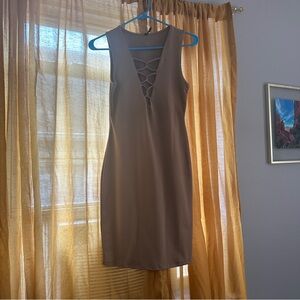 New nude Dress